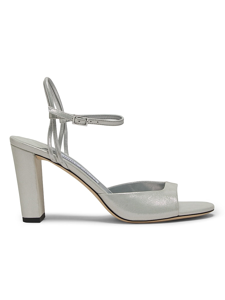 Alys 85MM Shimmer Suede Sandals