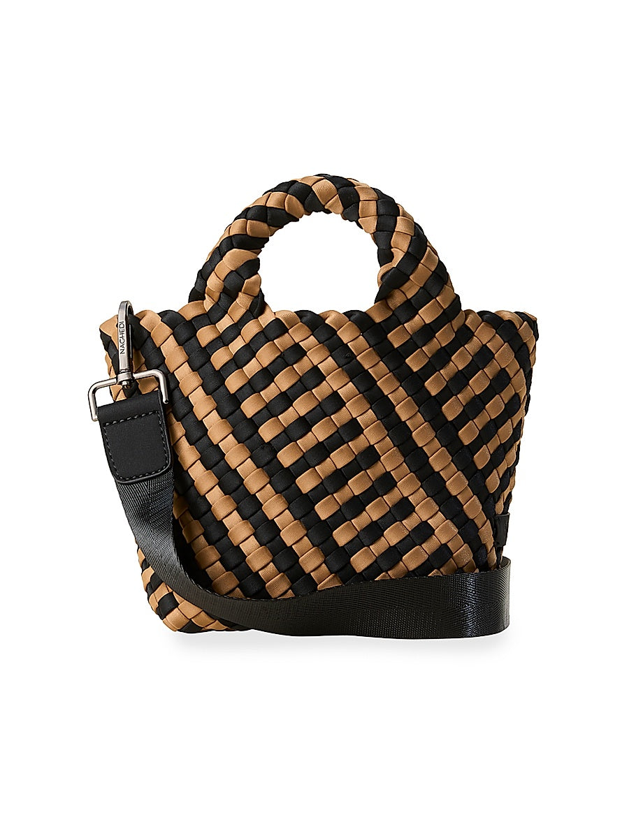 St. Barths Petit Striped Geo Tote Bag