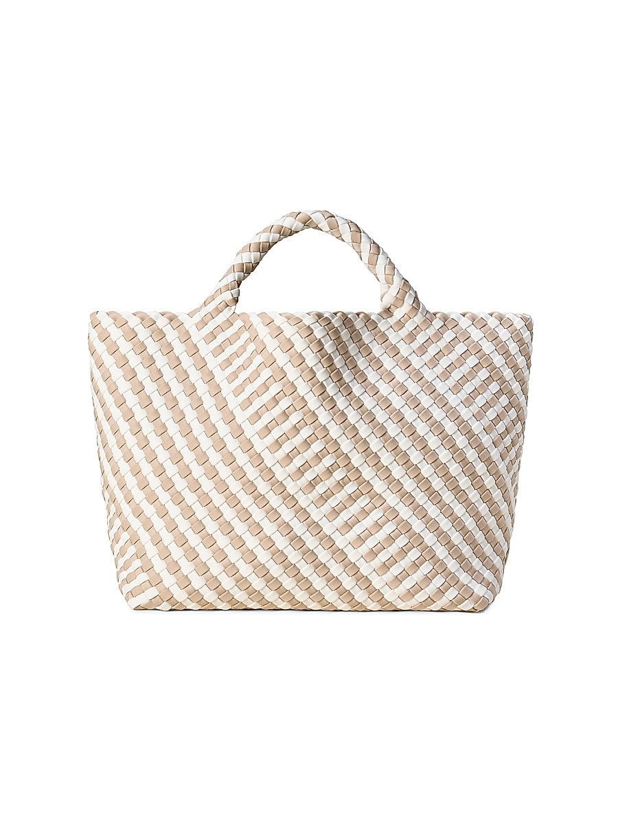 St. Barths Medium Striped Geo Tote Bag