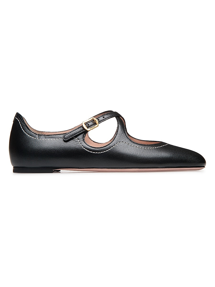 Beliska Leather Ballet Flats