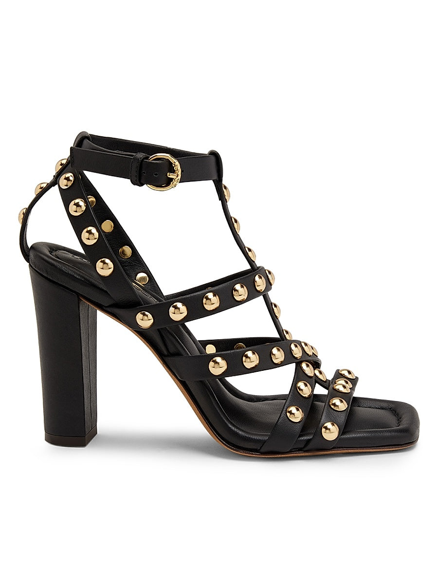 Bijou 95MM Studded Leather Sandals
