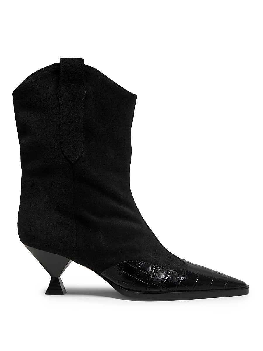 Nila 65MM Suede Booties