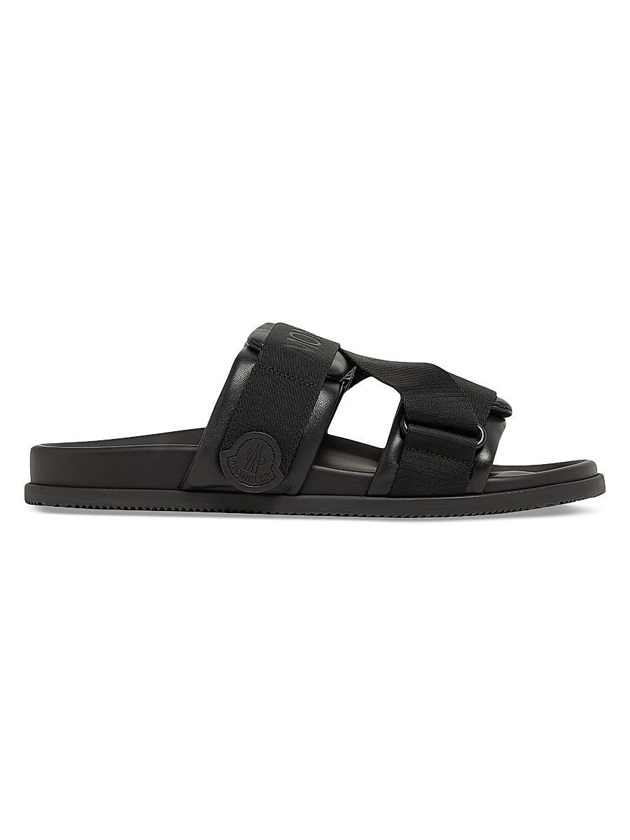 Mon Summer Slides in Nappa Leather