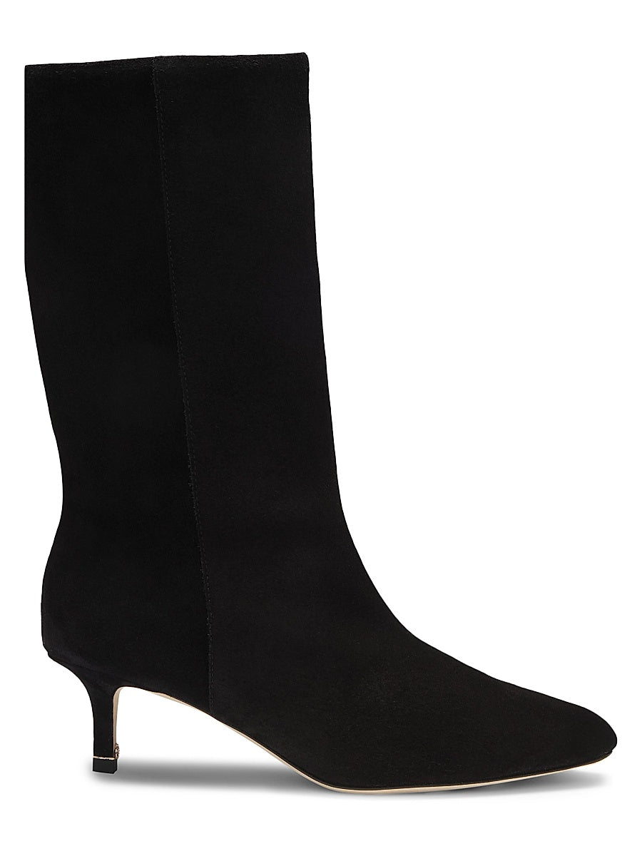Suede Boots with Double B Monogram
