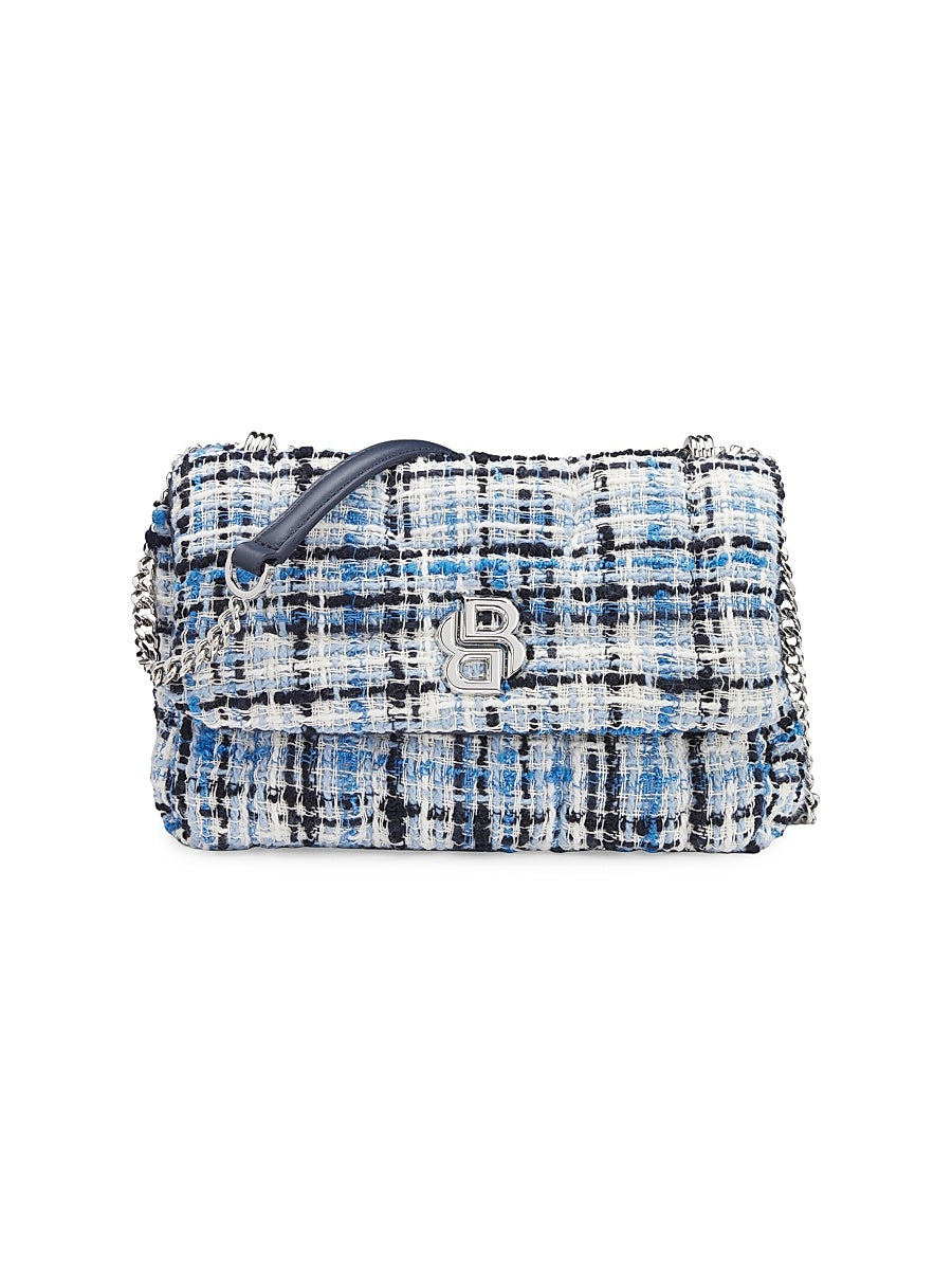Multicolored Tweed Shoulder Bag