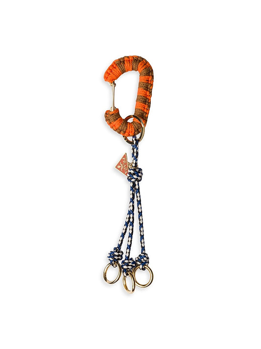 Cord and Leather Bag Charm