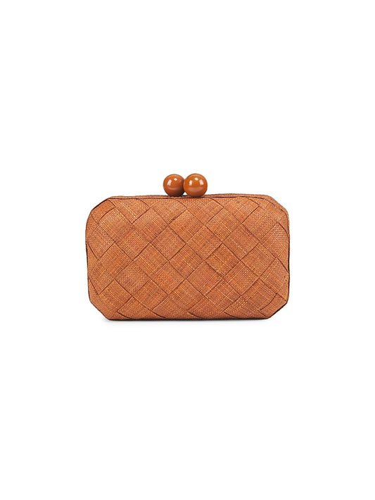 Core The Island Woven Convertible Clutch