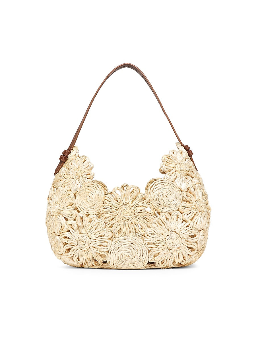The Daisy Woven Hobo Bag