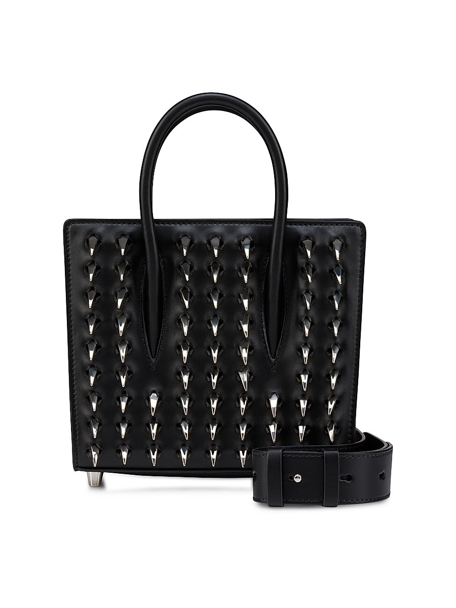 Mini Paloma Claw Spike Leather Top Handle Bag
