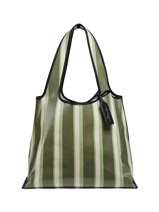 Dual Stripe Market Tote