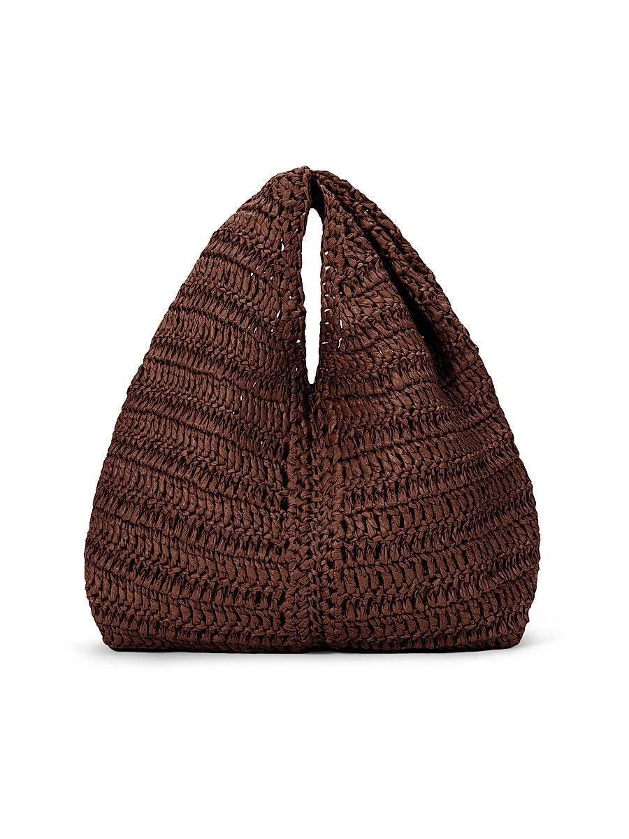 Simone Woven Top Handle Bag