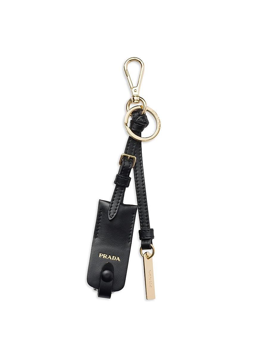 Leather Mirror Case Pendant