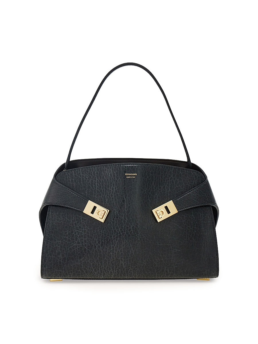 Hug Leather Shoulder Bag