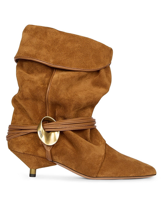 Edrika Suede Slouchy Booties