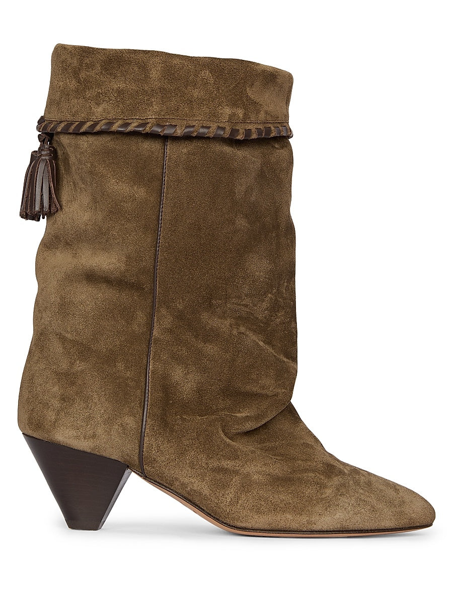 Dalby Suede Whipstitch Booties