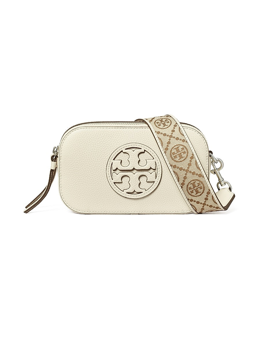 Mini Miller Logo Leather Crossbody Bag