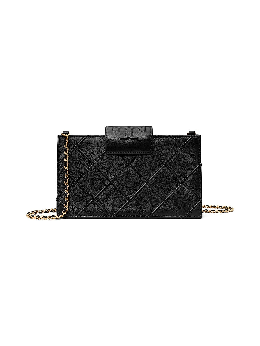 Mini Fleming Quilted Leather Chain Wallet Bag