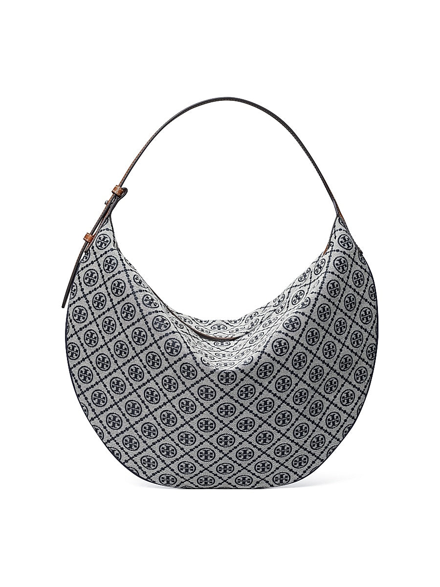 T Monogram Balloon Logo Shoulder Bag