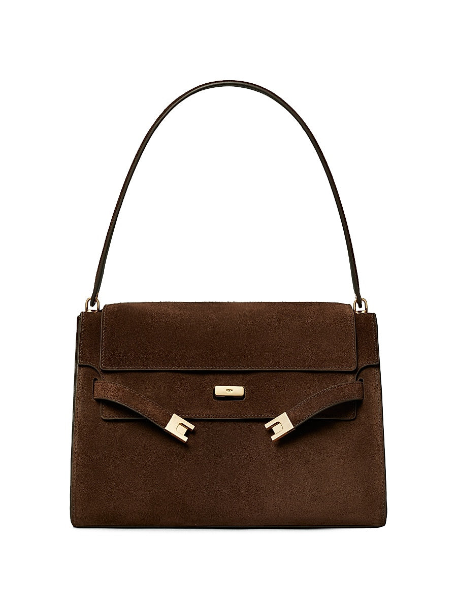 Lee Radziwill Large Suede Shoulder Bag