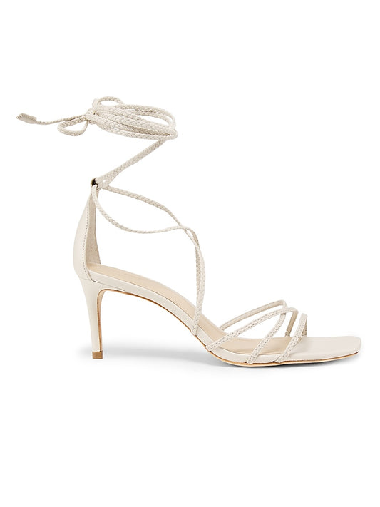 70MM Braided Leather Sandals