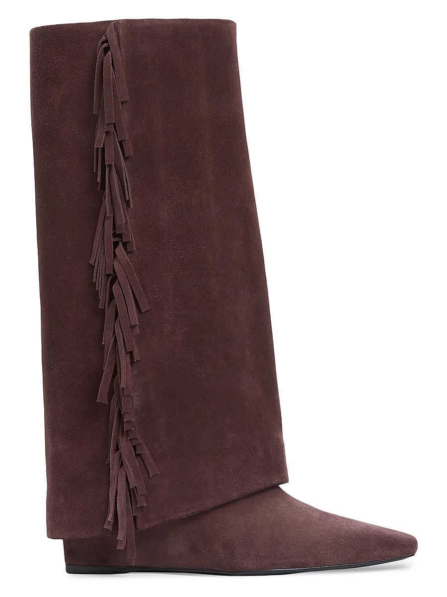 Quinn Fringe Suede Boots