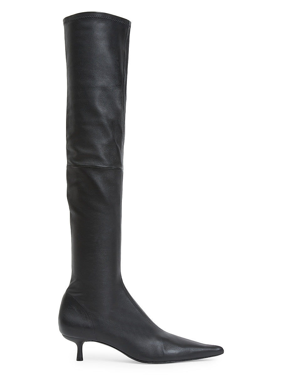 Joni 45MM Stretch-Leather Knee-High Boots