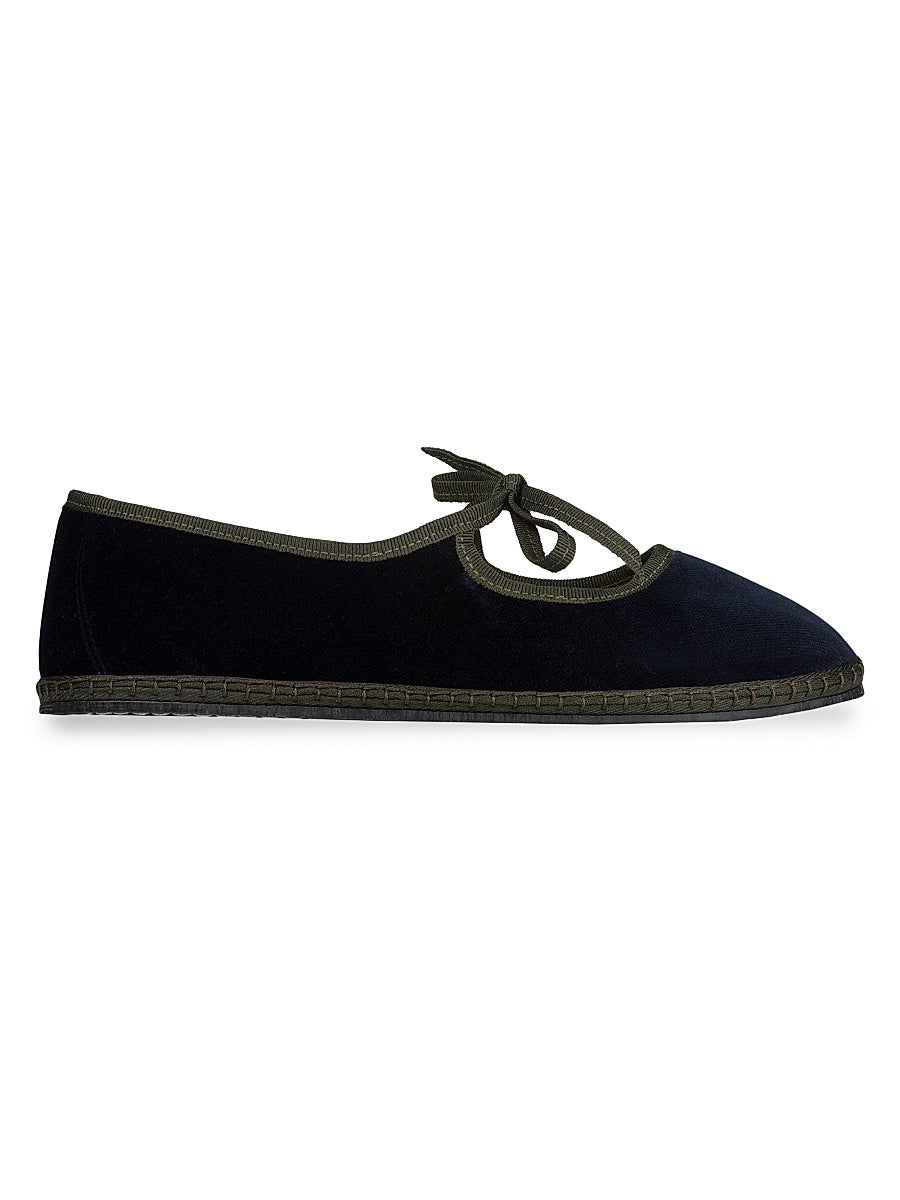 Timeless Brigitte Cotton Velvet Slippers