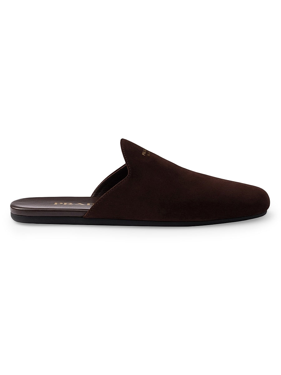 Suede Mules