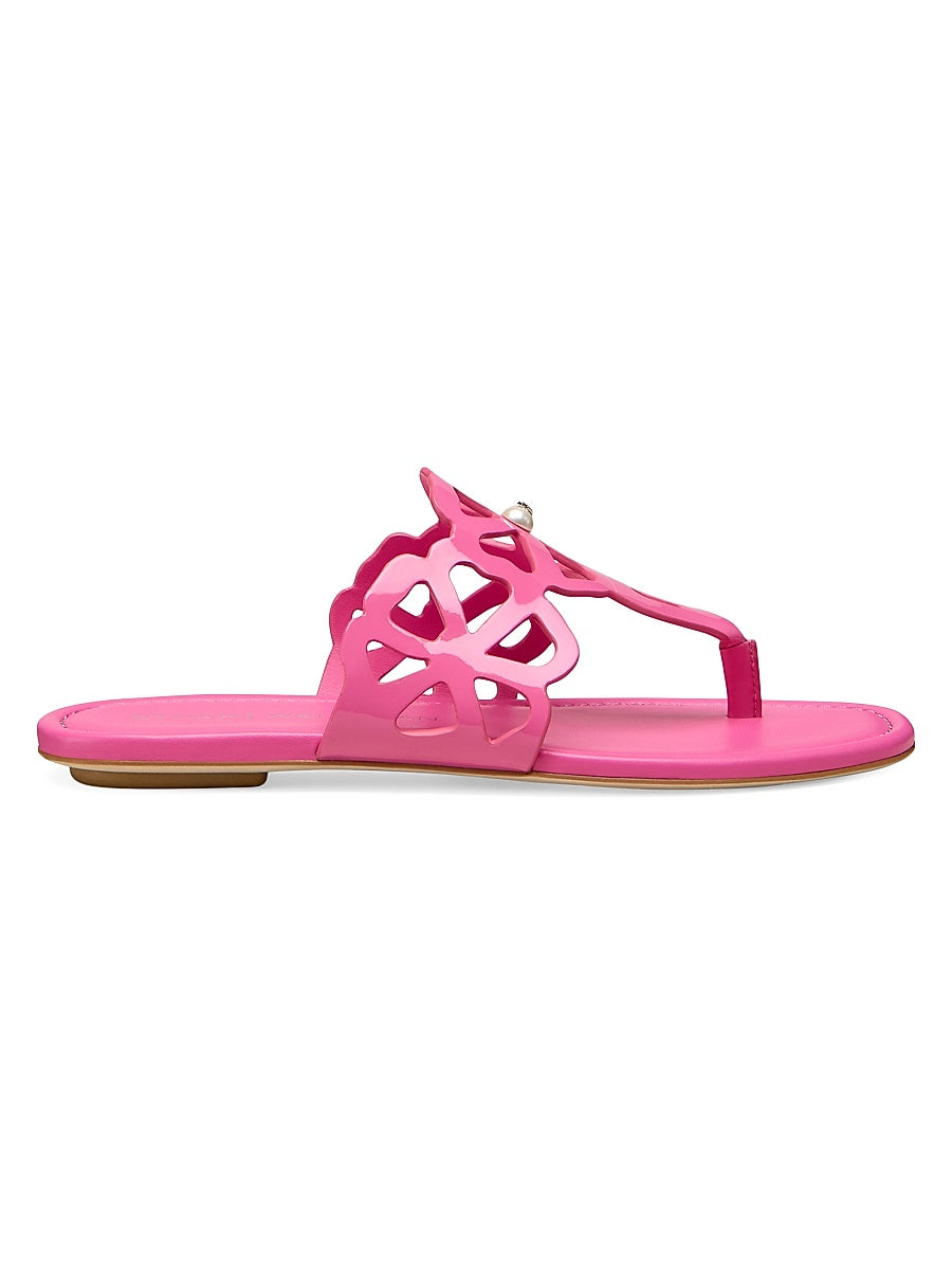 Jasmine Patent Leather T-Strap Sandals