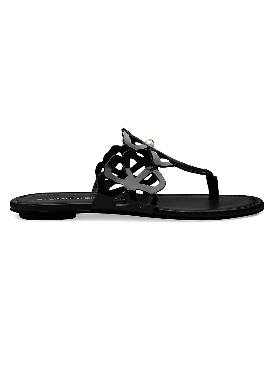 Jasmine Patent Leather T-Strap Sandals