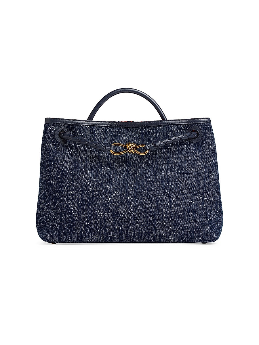 Medium Andiamo Denim Tote Bag