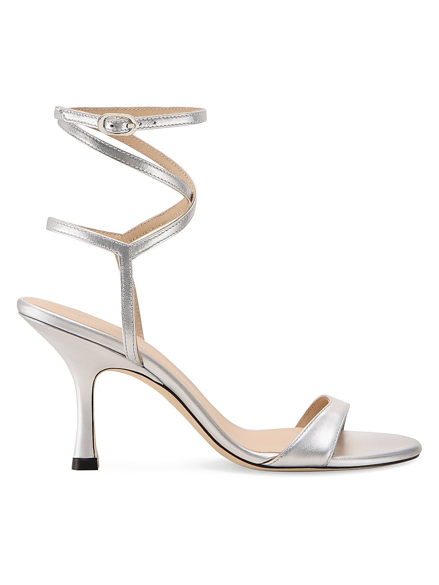 Nudist 85MM Leather Wrap Sandals