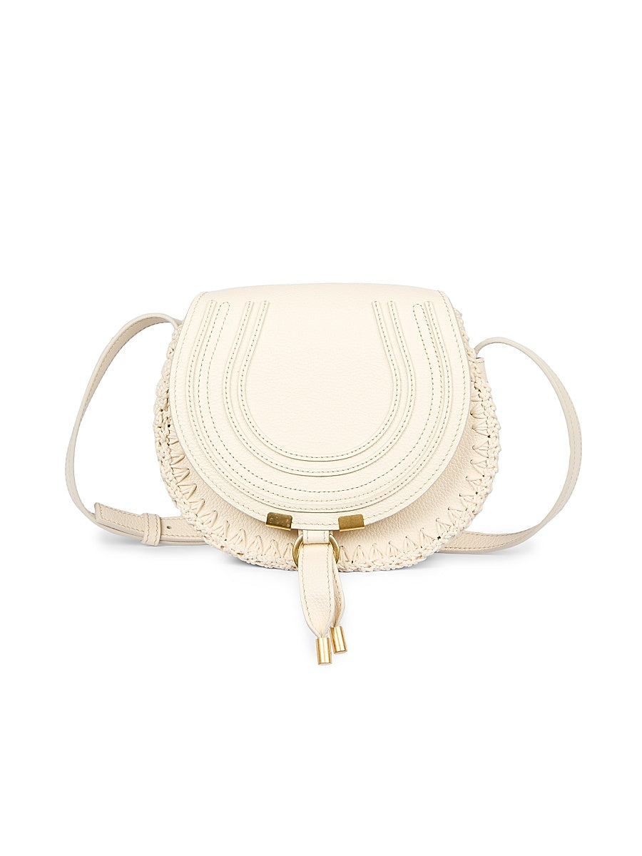 Small Marcie Leather Crossbody Bag