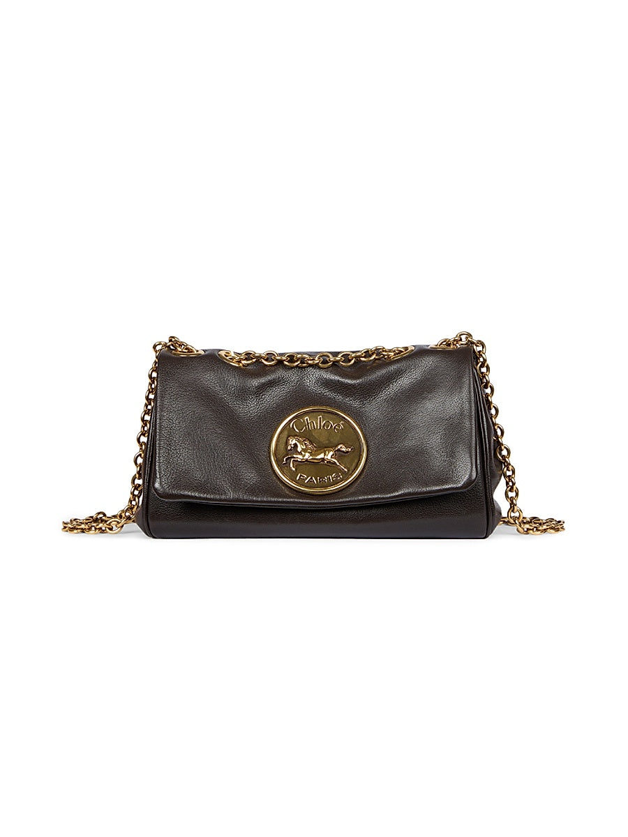 Small Heritage Leather Chain Shoulder Bag