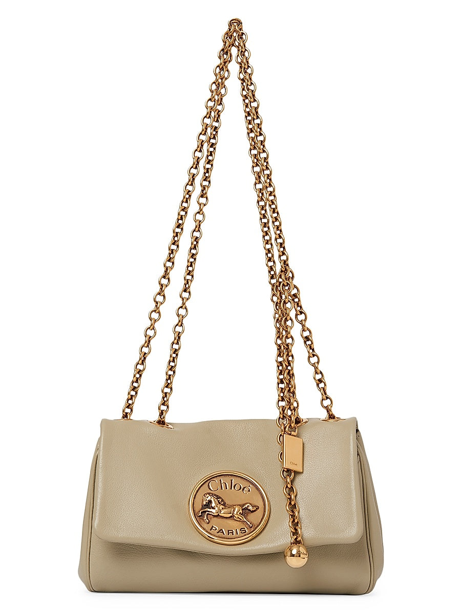 Small Heritage Leather Chain Shoulder Bag