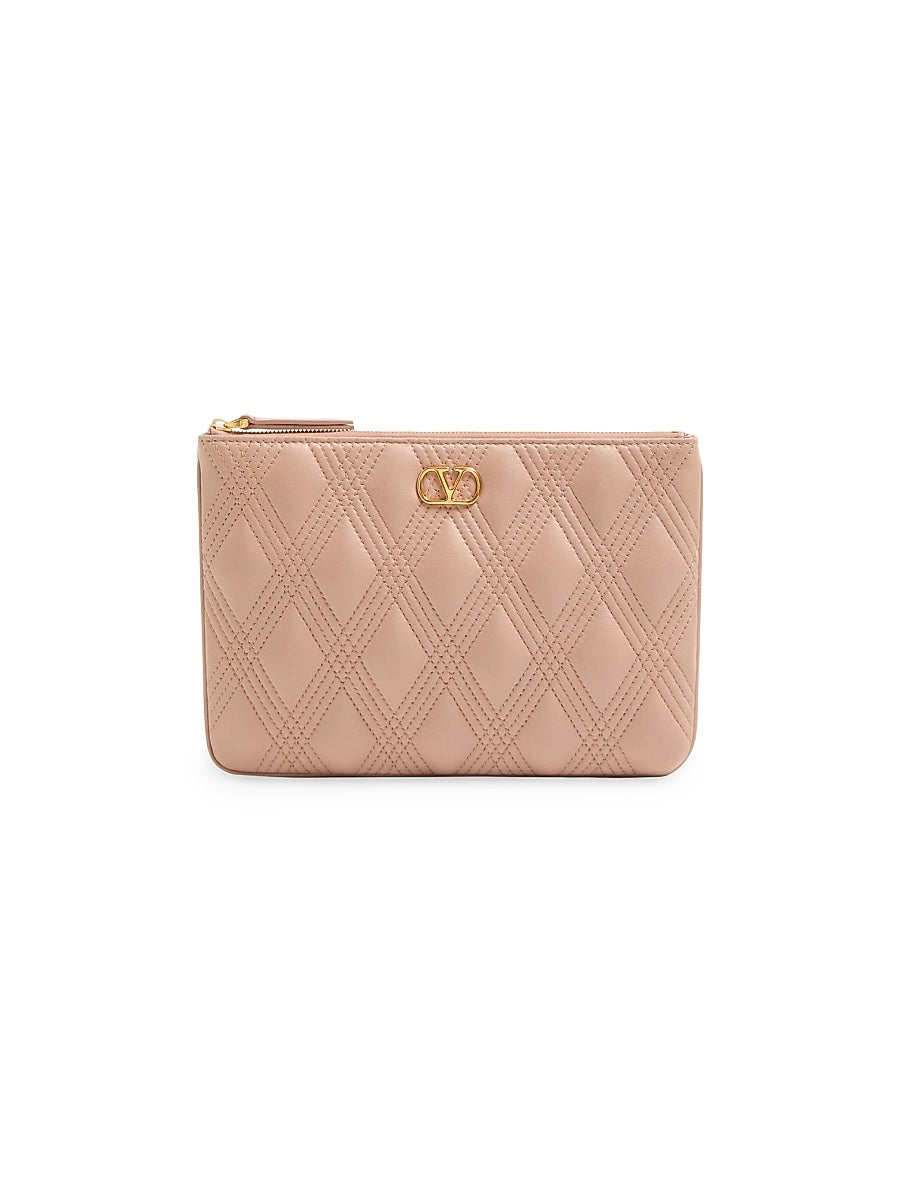 Quiltie 67 Pouch in Quilted Nappa Leather