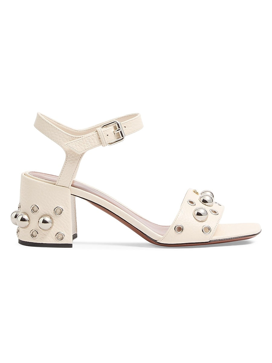 Nellcôte 60MM Sandals in Grainy Calfskin