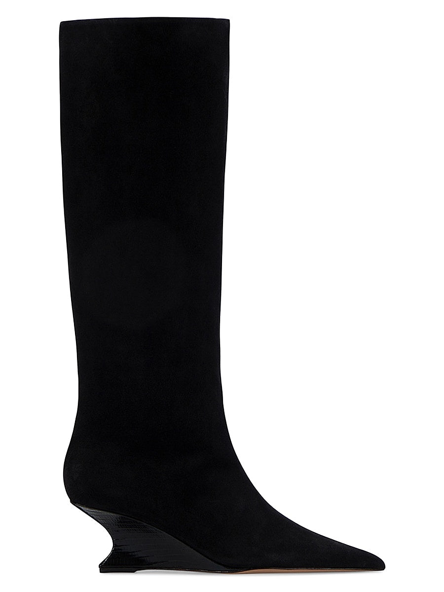 Nina 50MM Leather Knee-High Boots