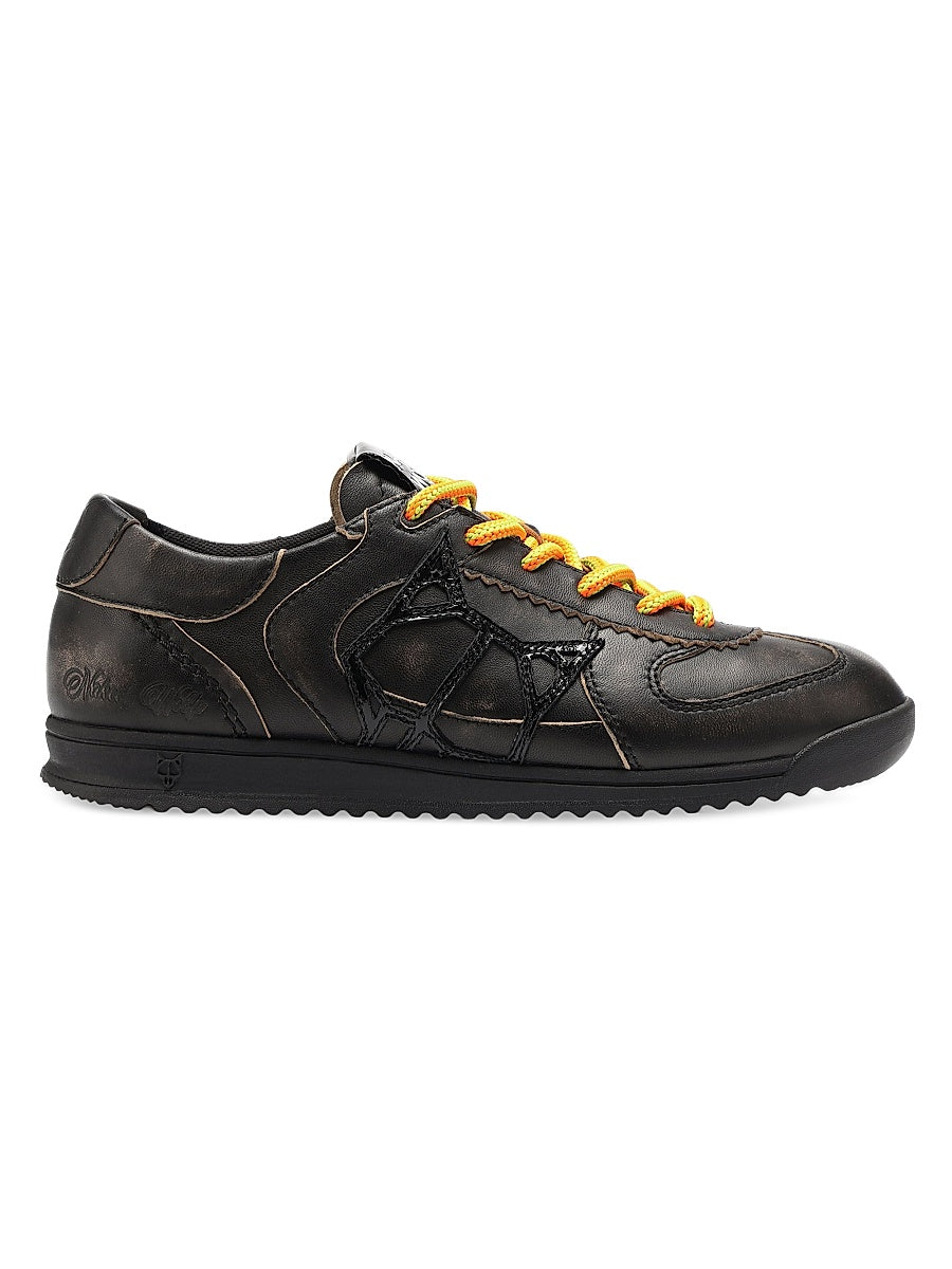 Exposuree Rub Off Alcohol Leather Sneakers