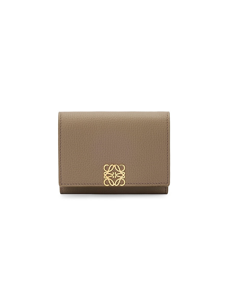 Anagram Leather Trifold Wallet