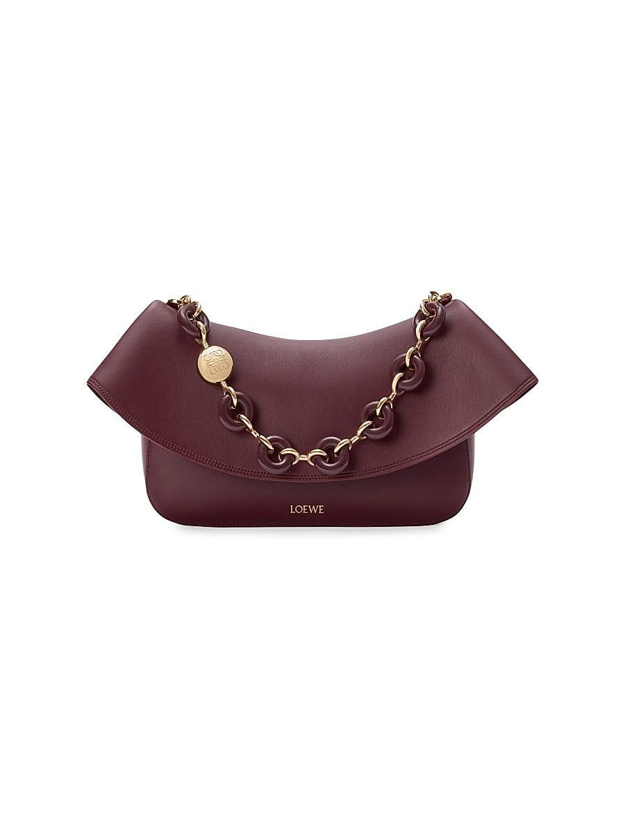 Medium Ola Chain Leather Shoulder Bag
