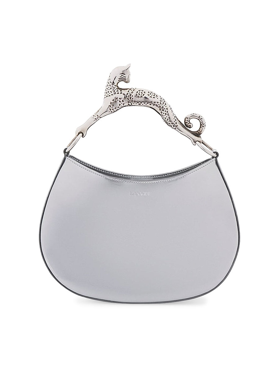 Hobo Cat Metallic Leather Top Handle Bag