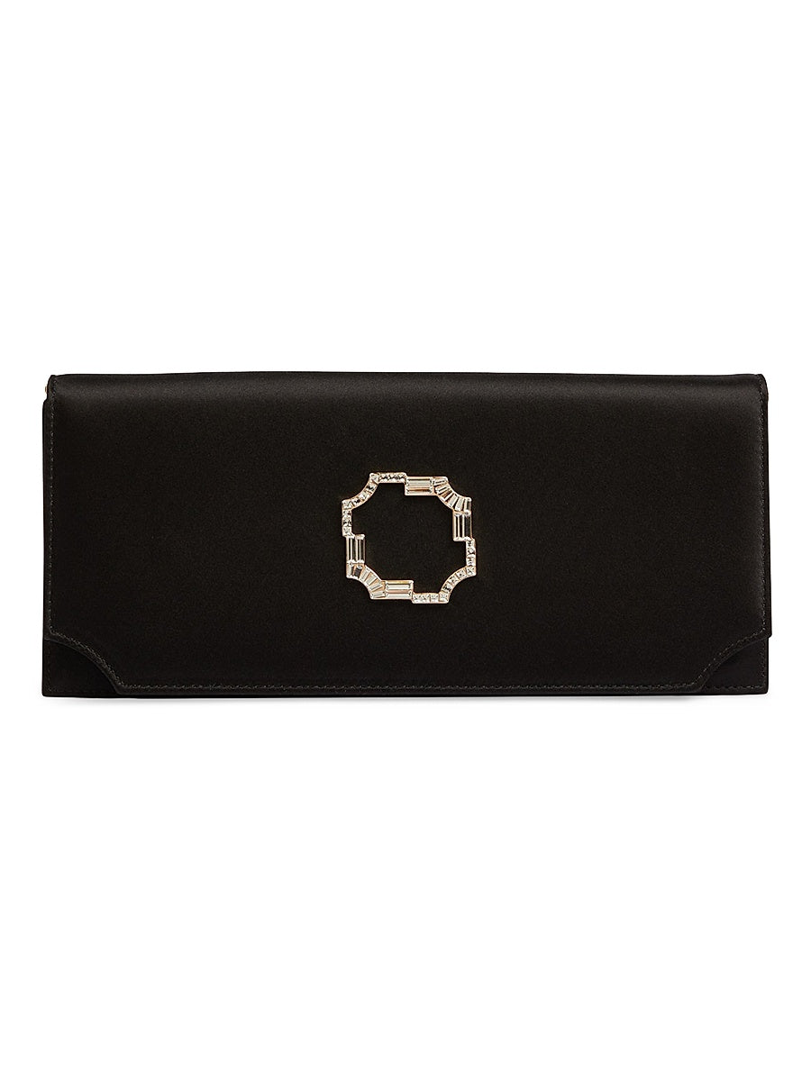 Vivien Satin Clutch Bag