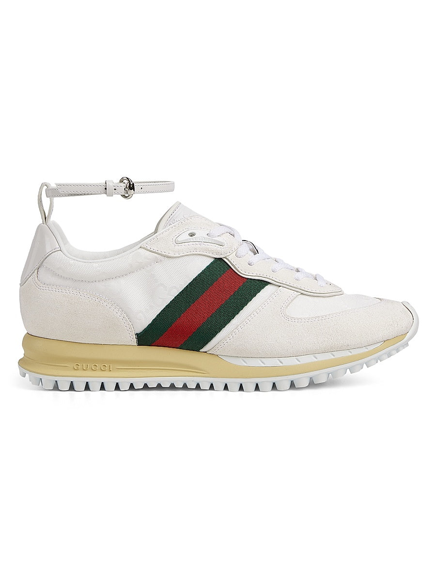 Re-Motion GG Canvas & Suede Sneakers