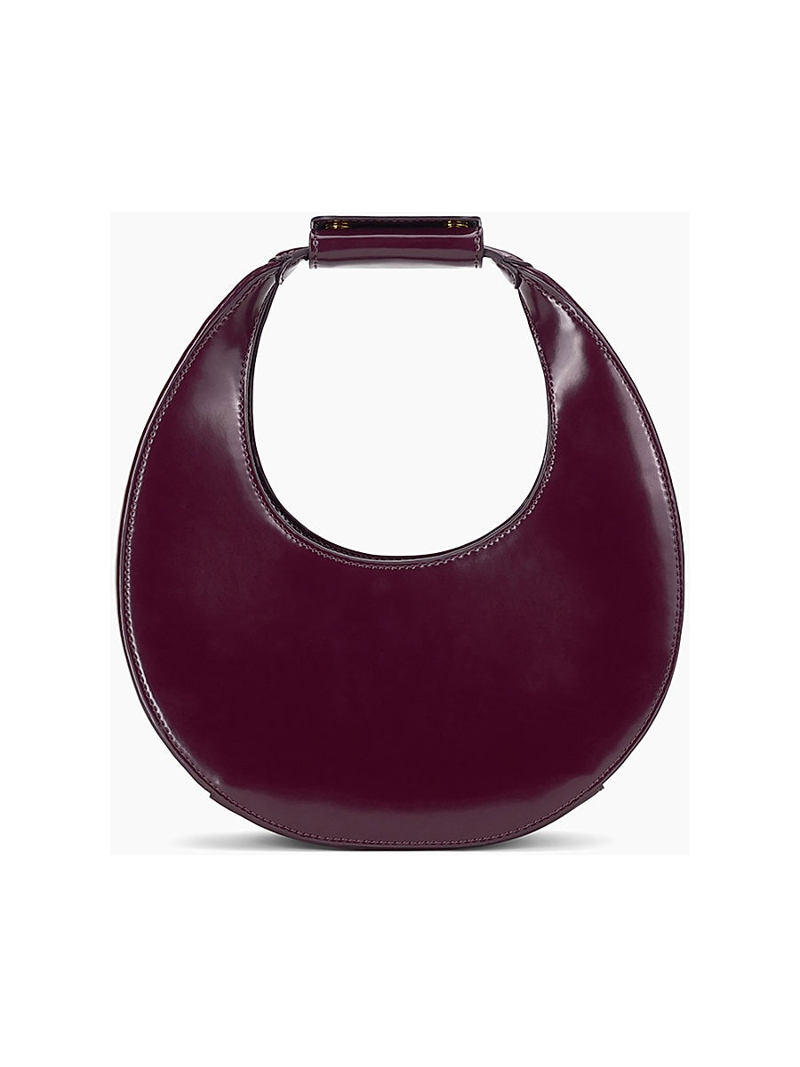 Mini Moon Leather Shoulder Bag