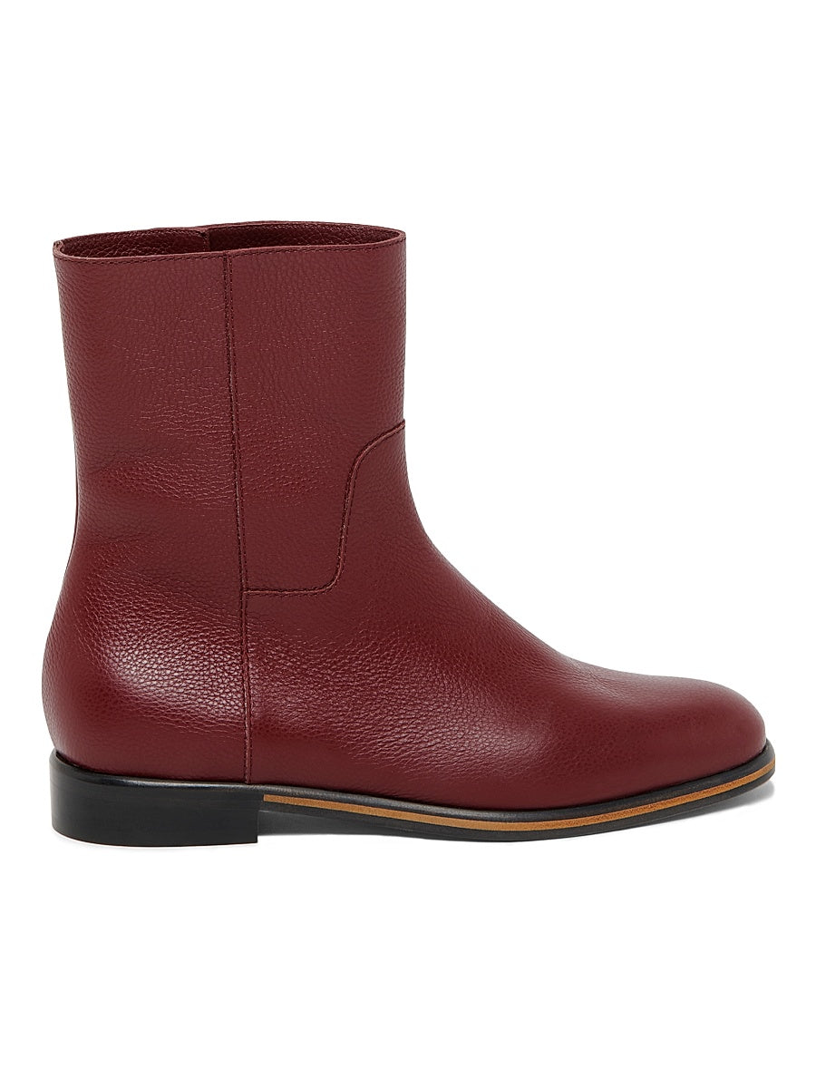Ascot Leather Ankle Boots