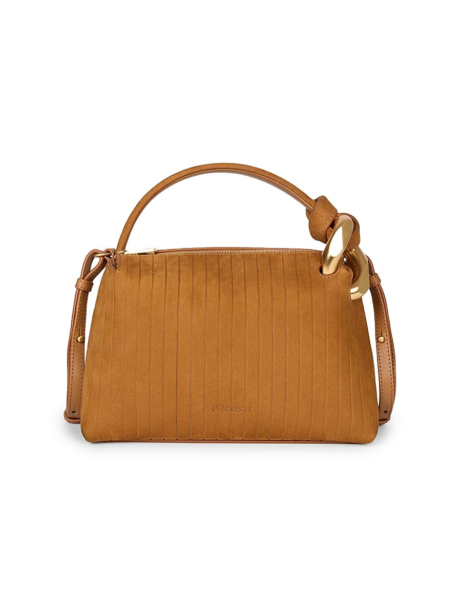 The Small JWA Corner Suede Top Handle Bag