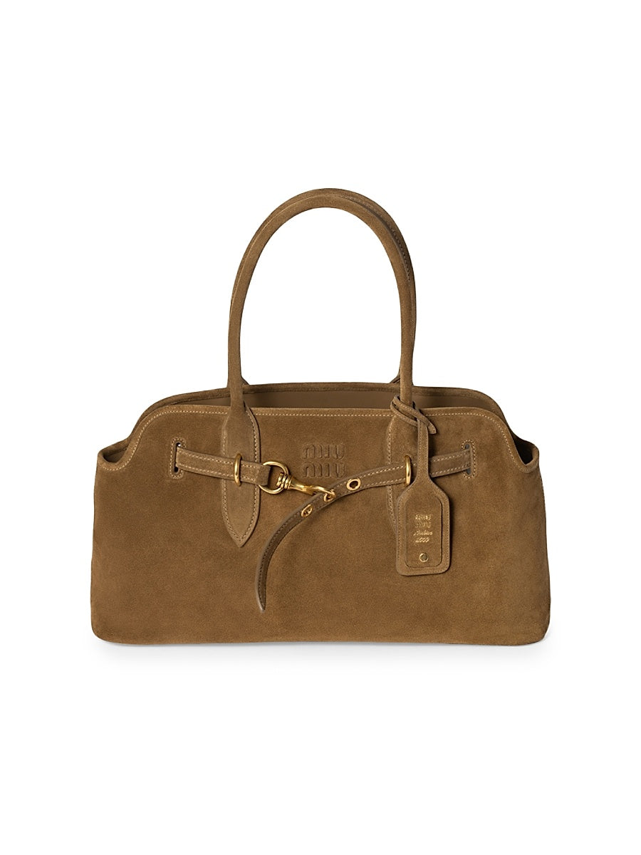 Aventure Suede Shoulder Bag