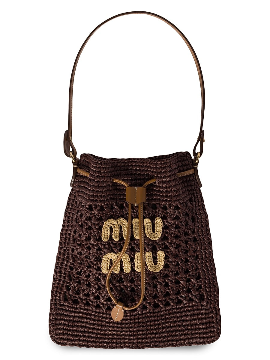 Woven Fabric Top Handle Bag