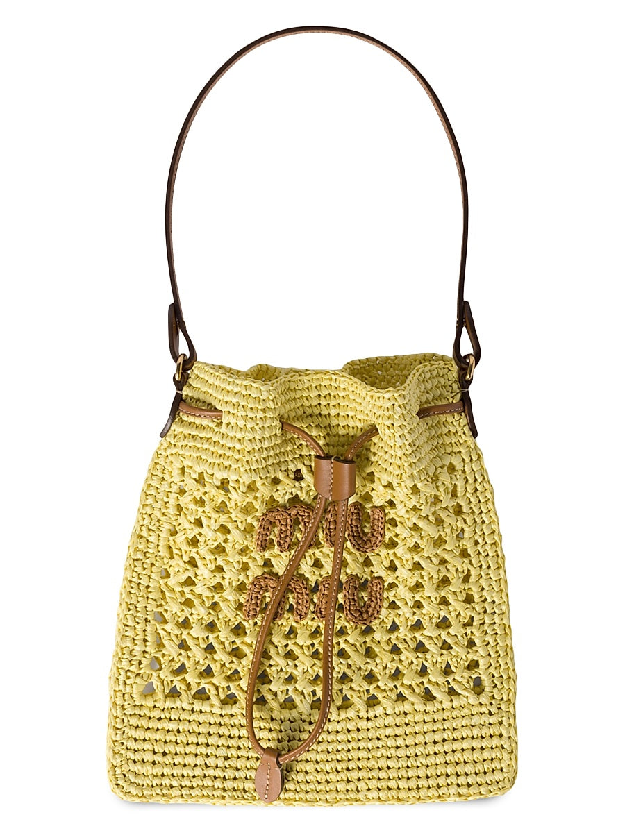 Woven Fabric Top Handle Bag